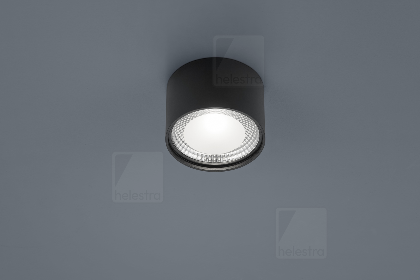 Helestra KARI  Plafonnier Acier noir mat