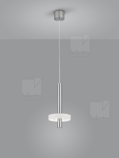 Helestra KEA  Pendelleuchte Aluminium mattnickel