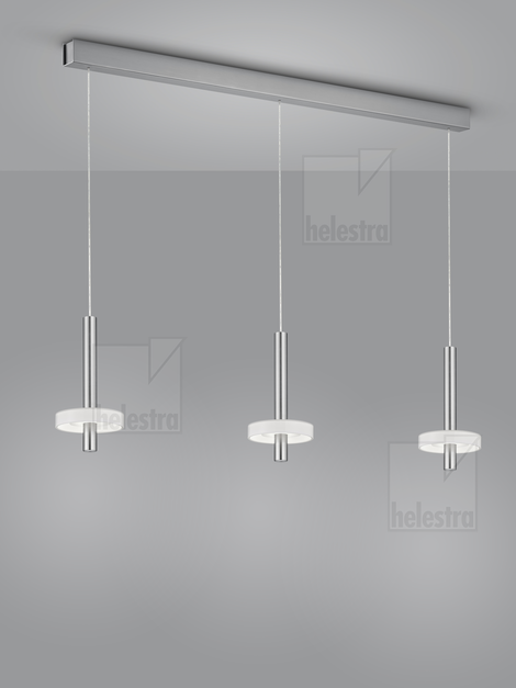 Helestra KEA  Pendelleuchte Aluminium mattnickel