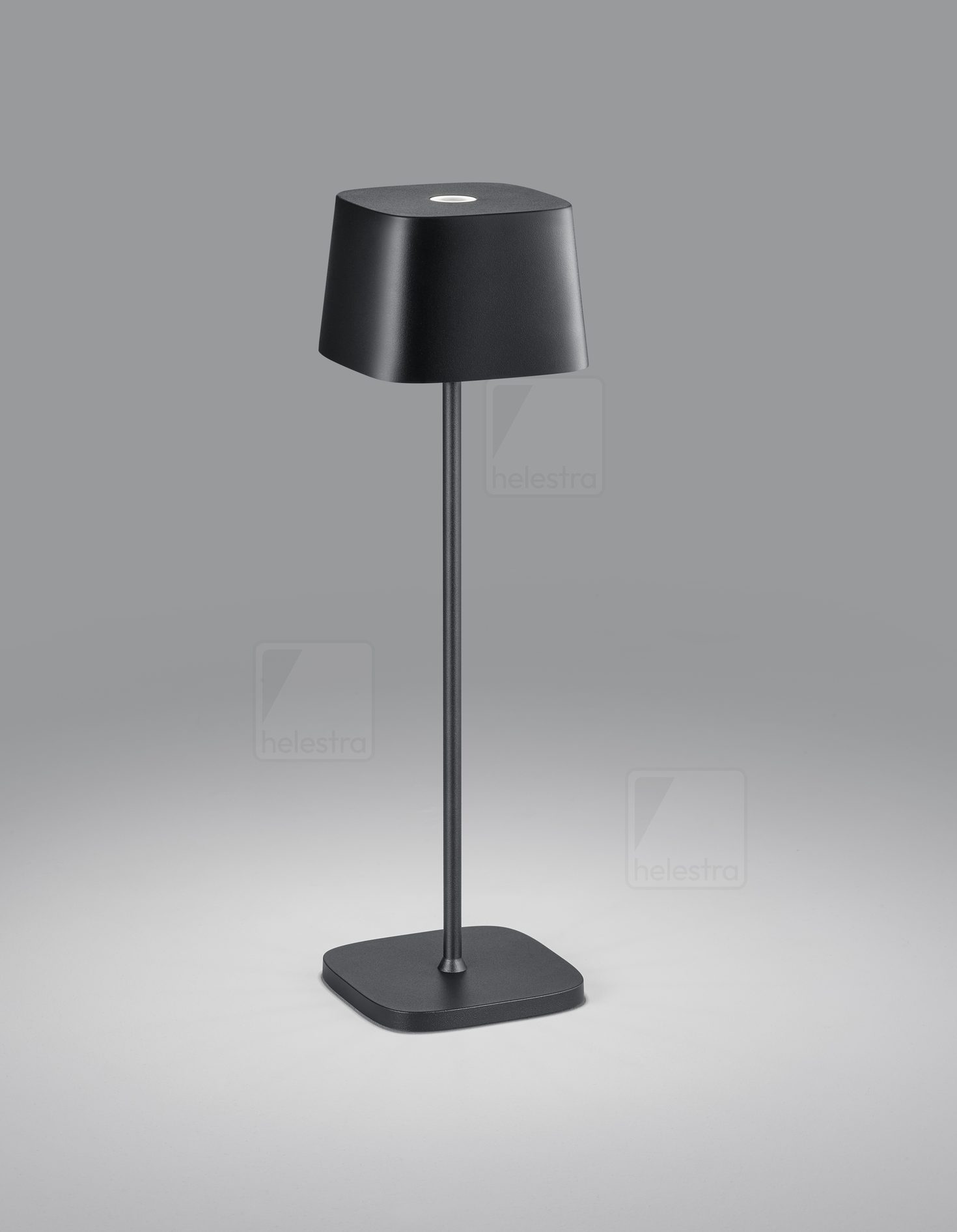 Helestra KORI  lampe de table aluminium noir mat