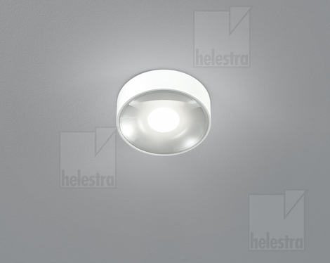 Helestra POSH  lampada soffitto alluminio pressofuso bianco opaco