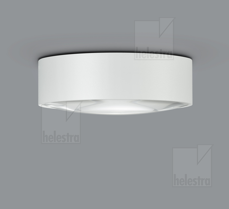 Helestra POSH  Plafonnier fonte d'aluminium blanc mat
