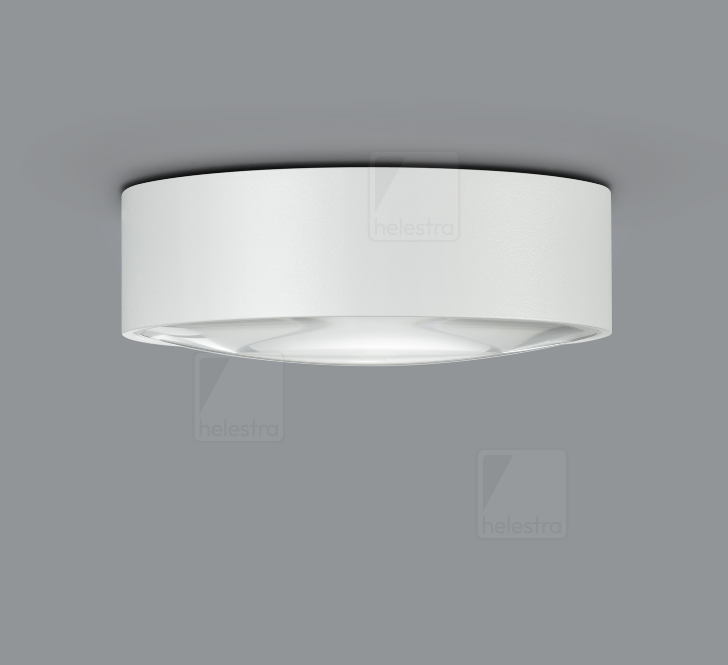 Helestra POSH  ceiling luminaire cast aluminium mat white