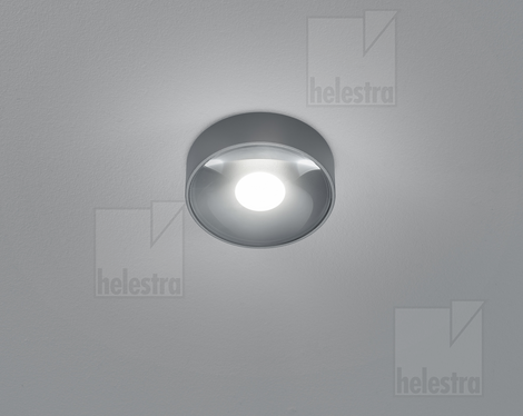 Helestra POSH  ceiling luminaire cast aluminium graphite