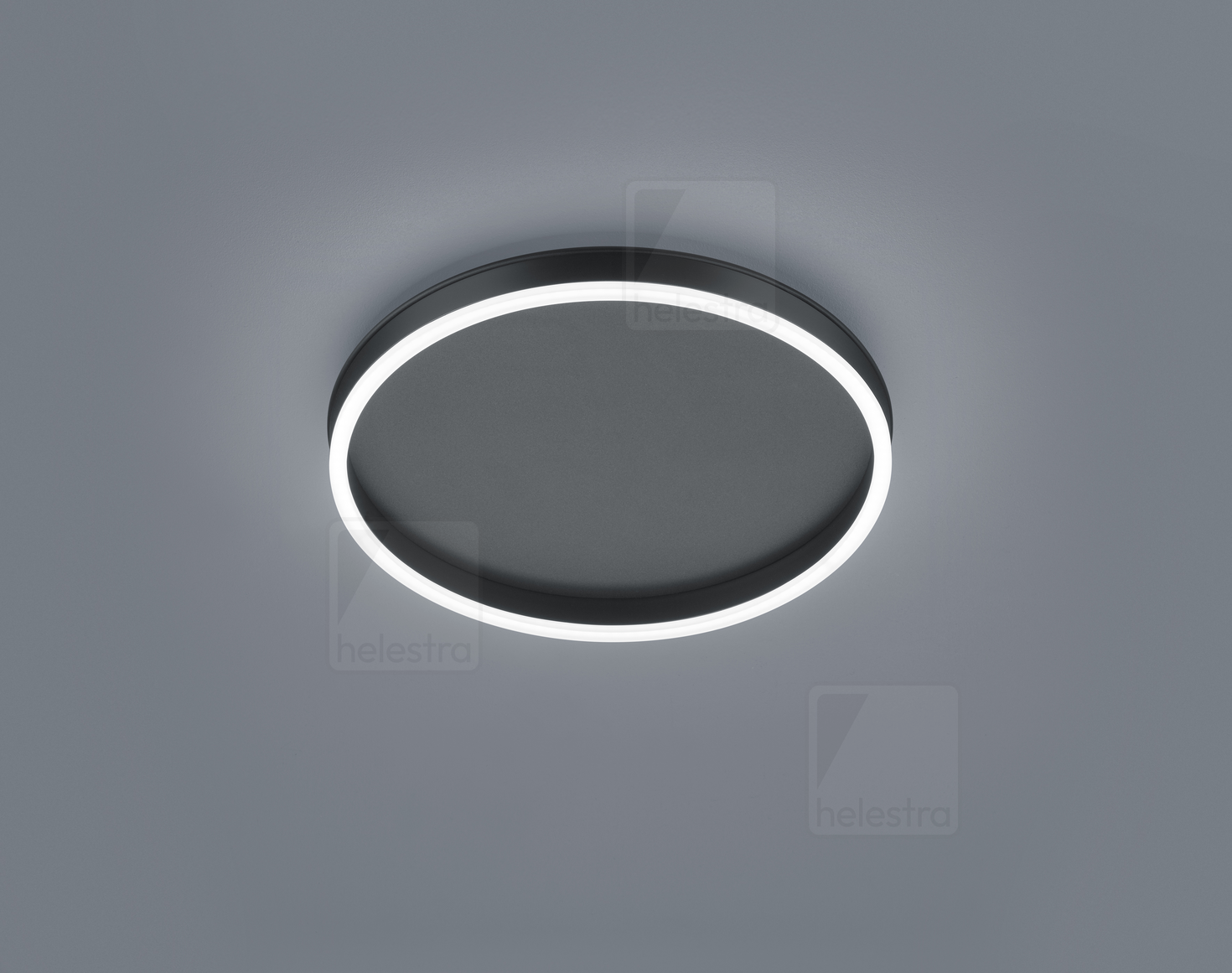 Helestra SONA  Plafonnier Acier noir mat