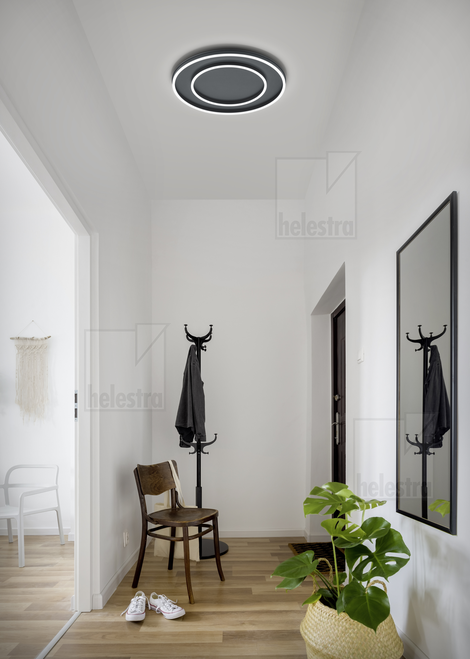 Helestra SONA  lampada soffitto  nero opaco