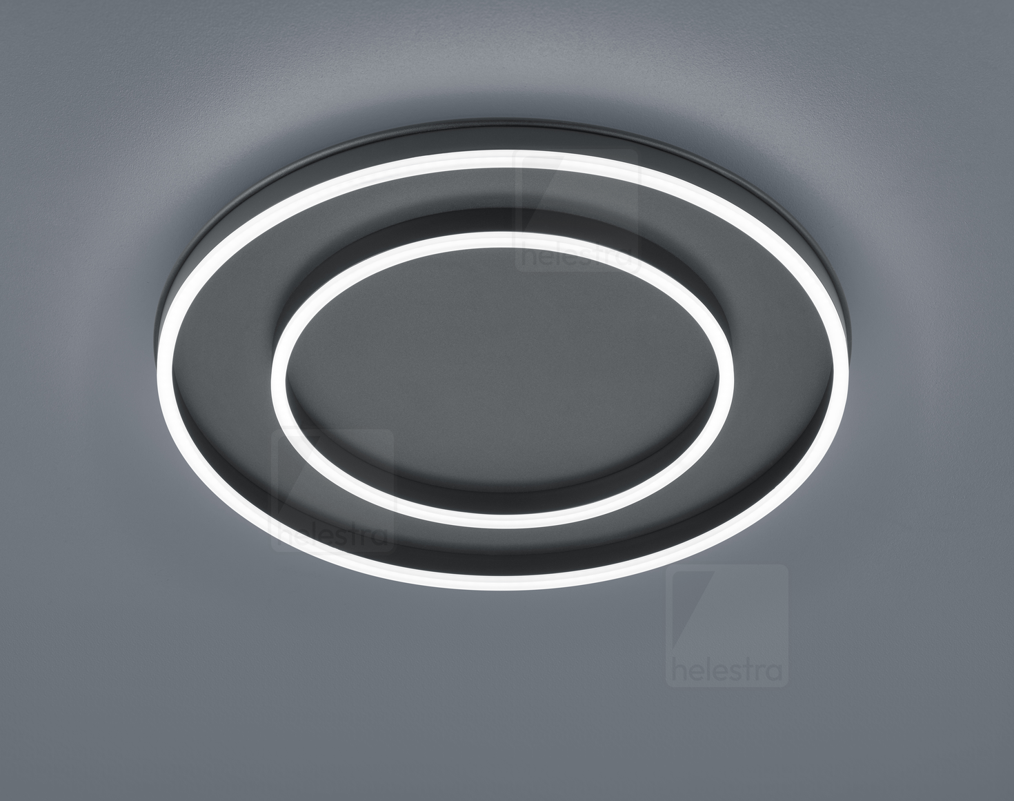 Helestra SONA  Plafonnier  noir mat