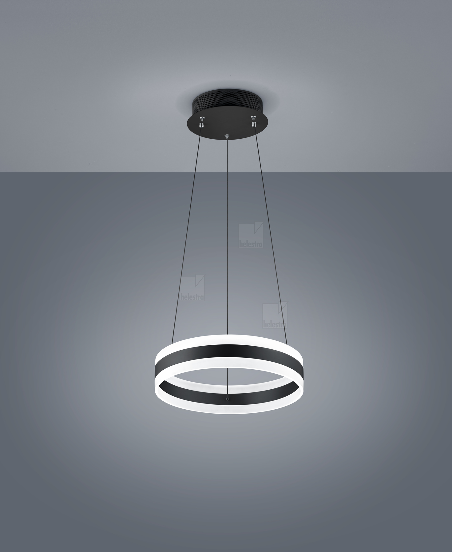 Helestra LIV  suspension lumineuse  noir mat
