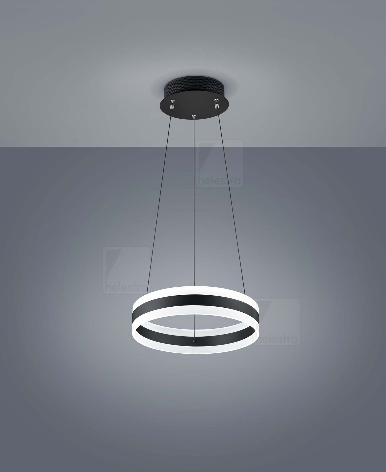 Helestra LIV  suspension lumineuse  noir mat
