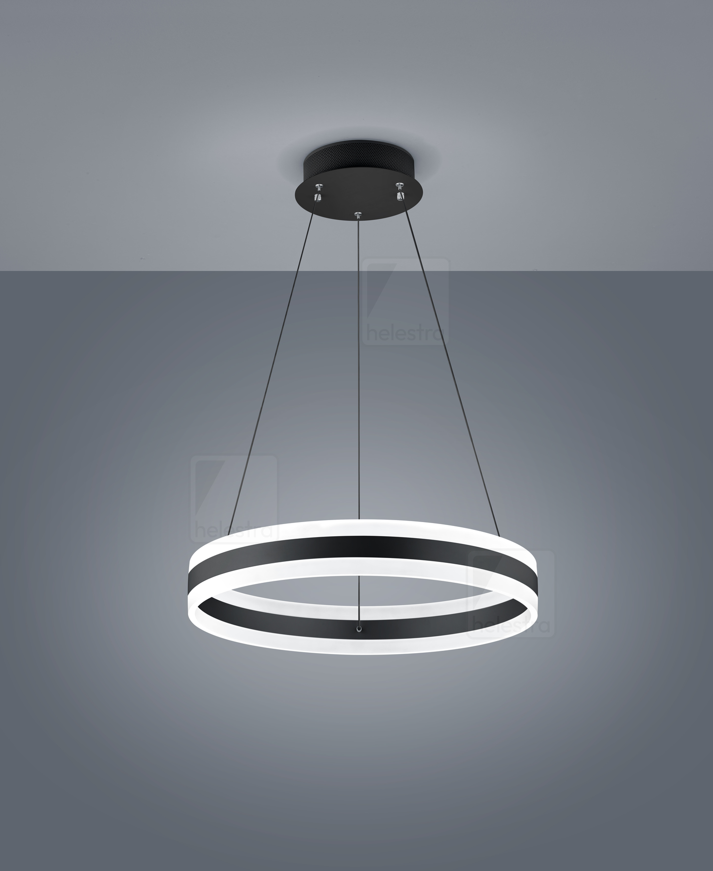 Helestra LIV  suspension lumineuse  noir mat