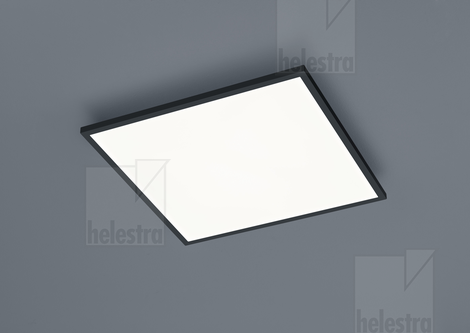 Helestra RACK  Plafonnier aluminium noir mat