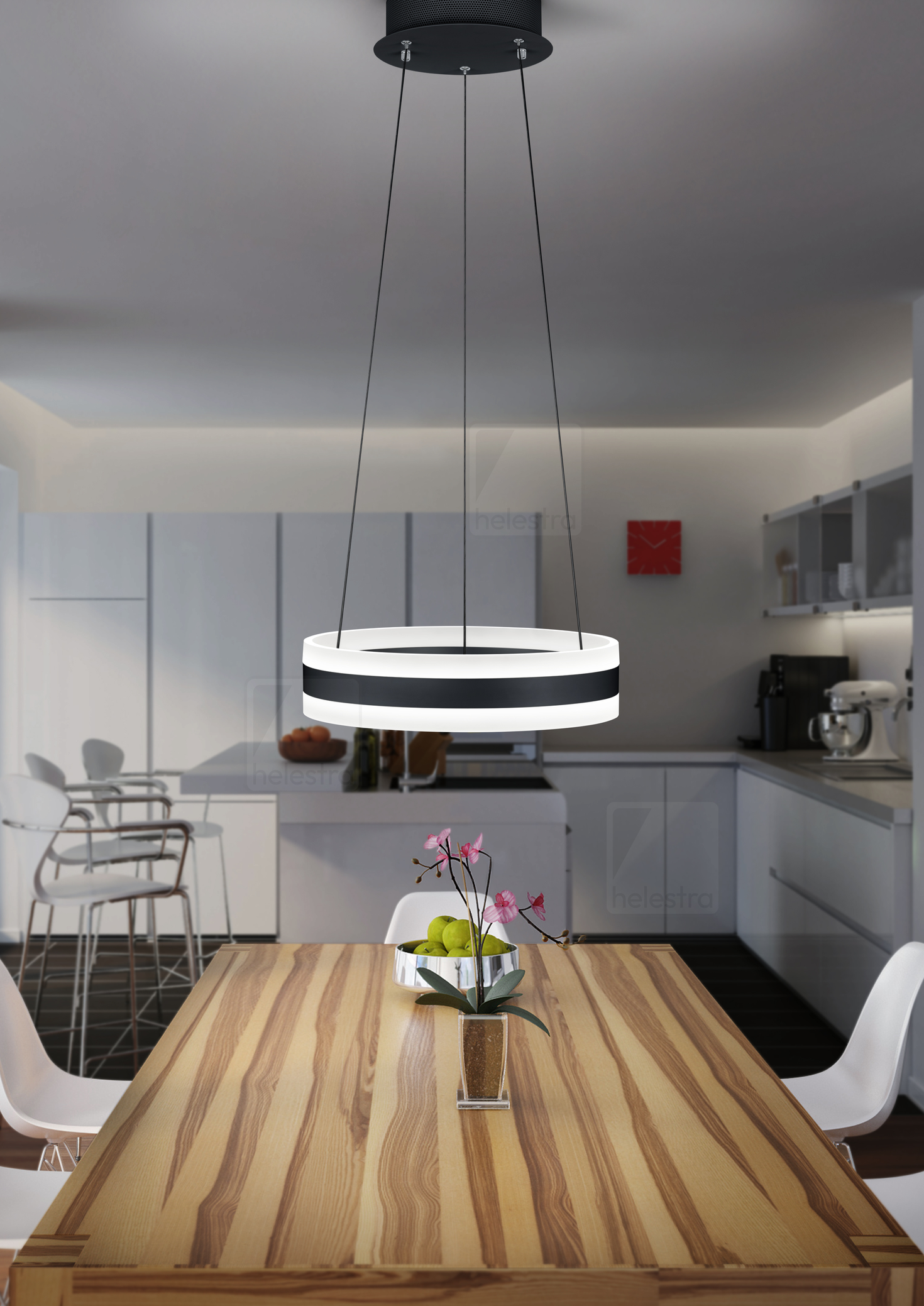 Helestra LIV  suspension lumineuse  noir mat