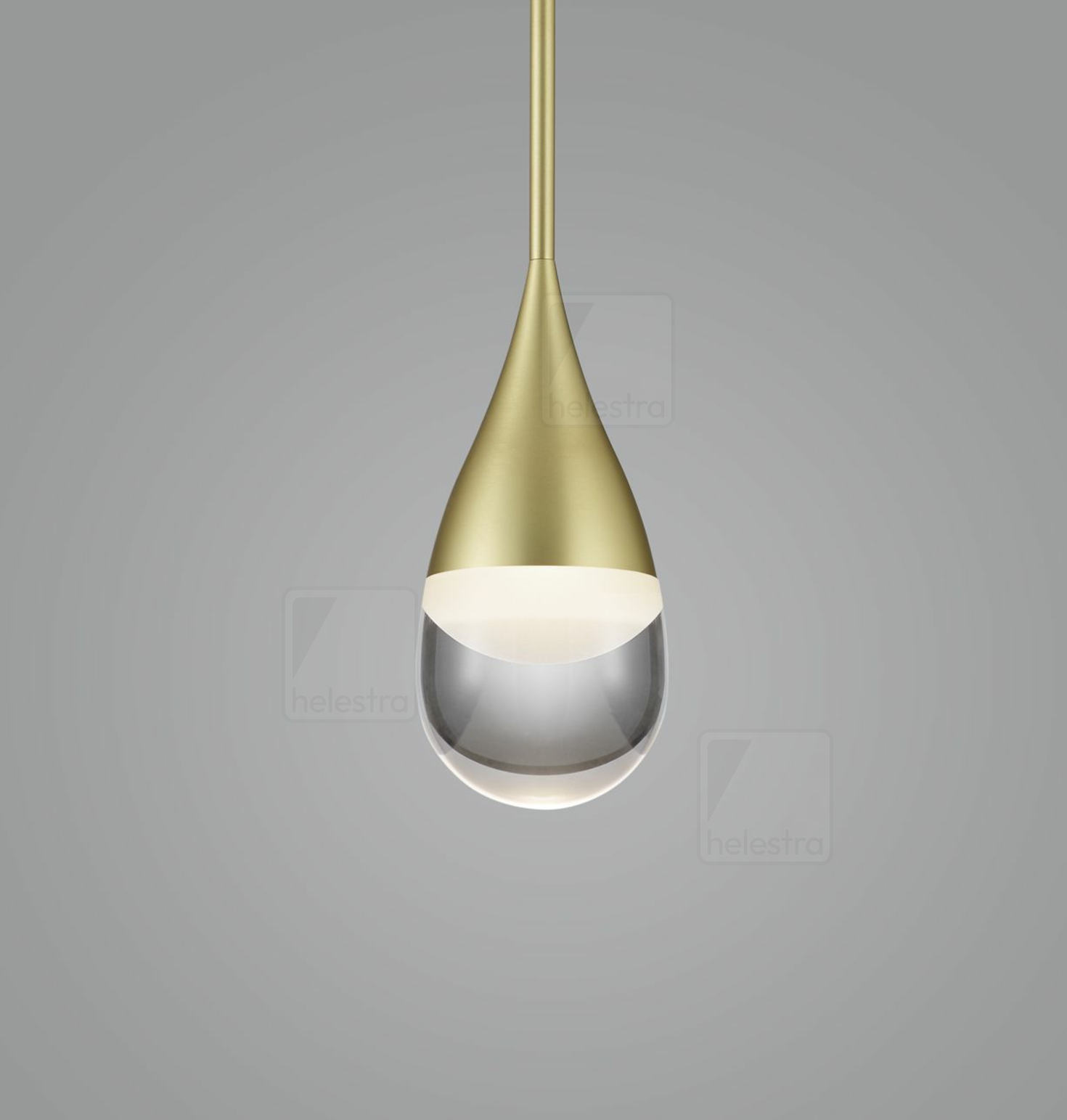 Helestra DEEP  lampada a sospensione alluminio oro opaco