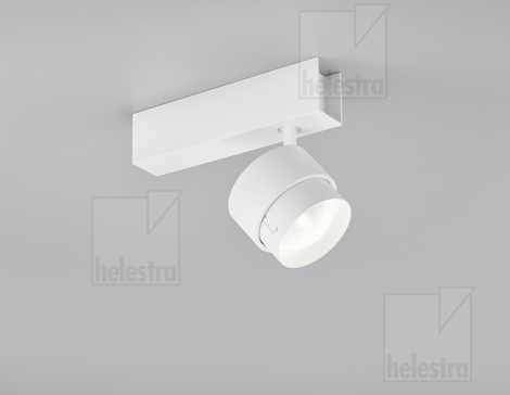 Helestra PONT  Deckenleuchte Aluminium mattweiß