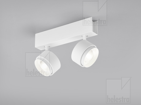 Helestra PONT  Deckenleuchte Aluminium mattweiß