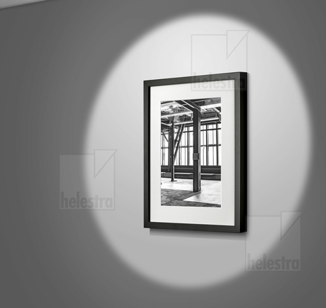 Helestra PONT  Deckenleuchte Aluminium mattschwarz