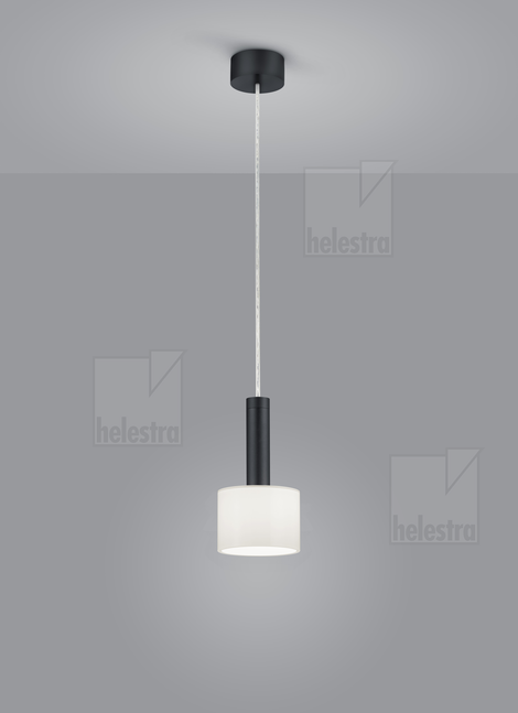 Helestra GAIN   Pendelleuchte Aluminium mattschwarz