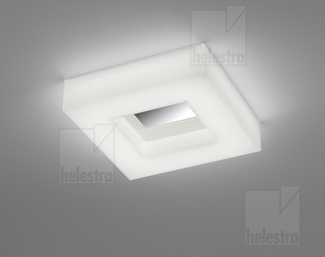 Helestra COSI wall/ceiling-luminaire steel chrome