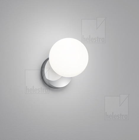 Helestra LIS  Wandleuchte Aluminium chrom