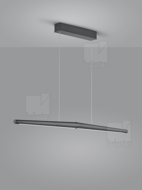 Helestra MOEWE  Pendelleuchte Aluminium mattschwarz