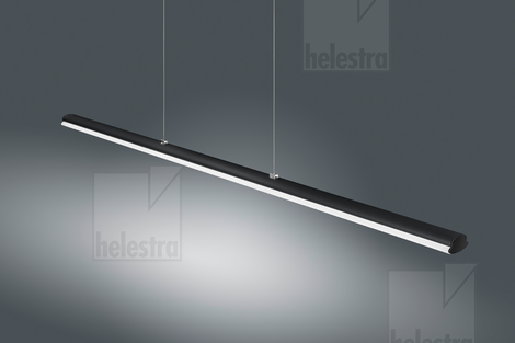 Helestra VENTA  lampada a sospensione alluminio nero opaco - cromato