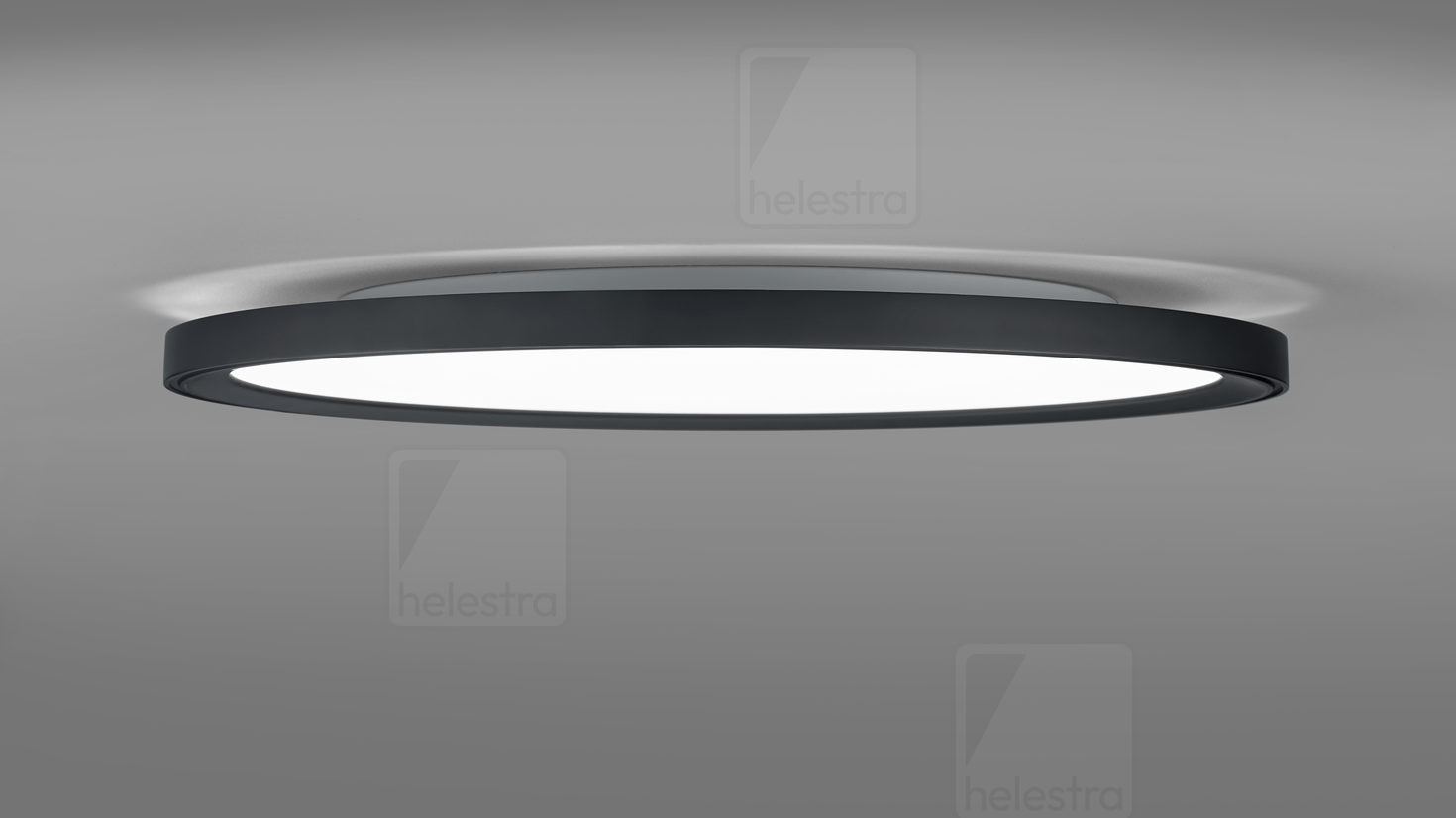 Helestra LICA  Plafonnier aluminium noir mat