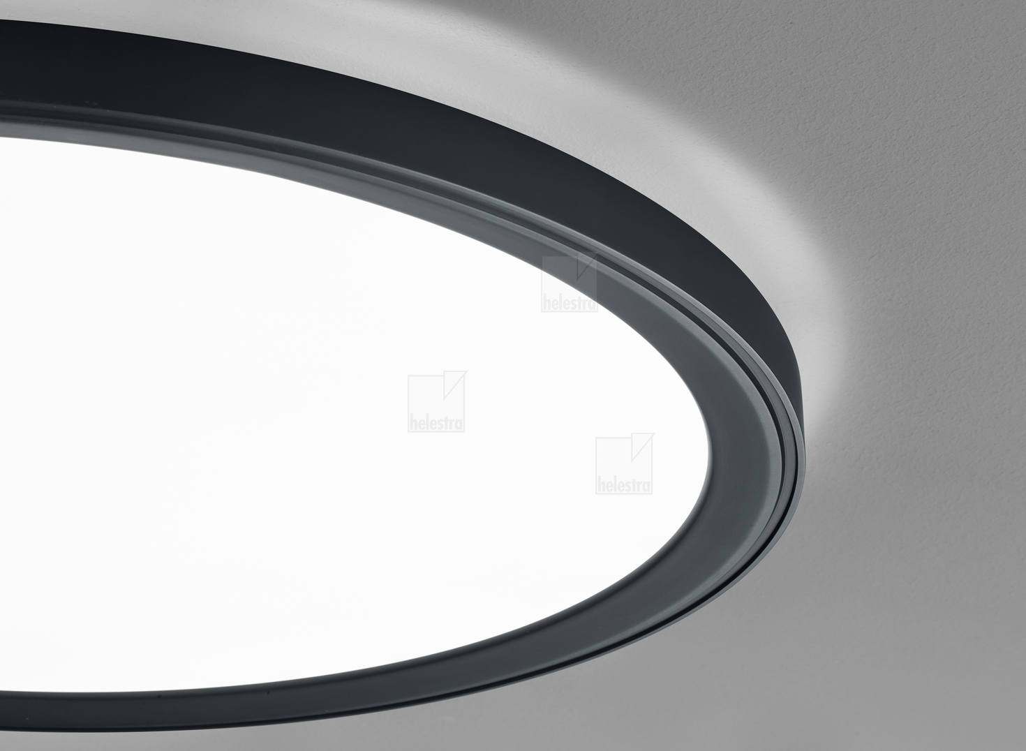 Helestra LICA  ceiling luminaire aluminium mat black