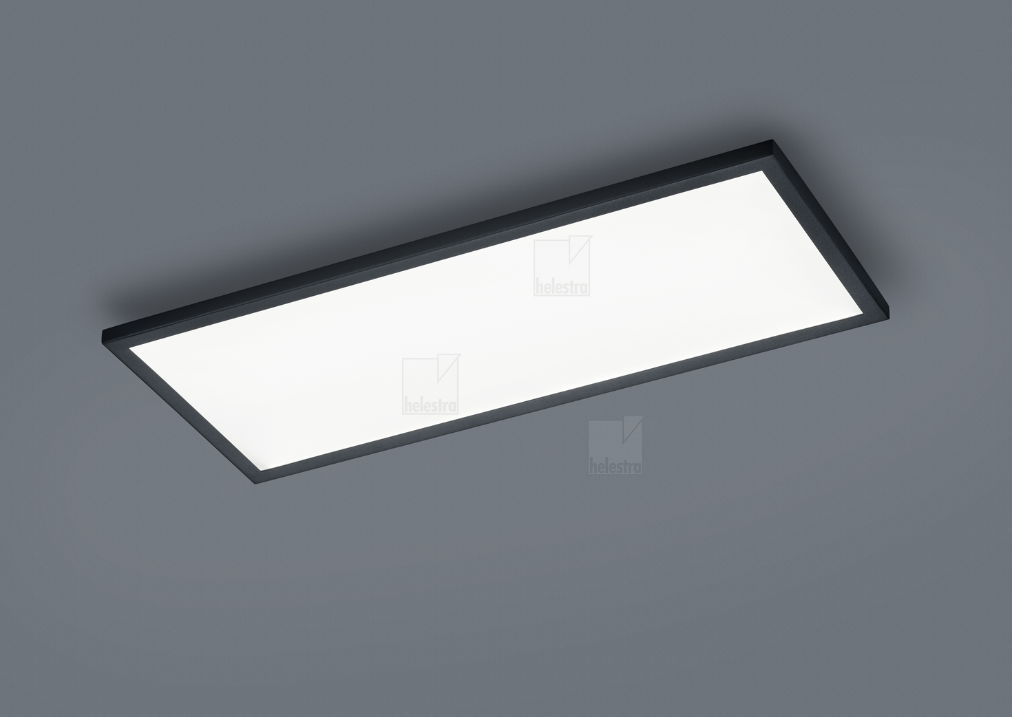 Helestra RACK  Plafonnier aluminium noir mat