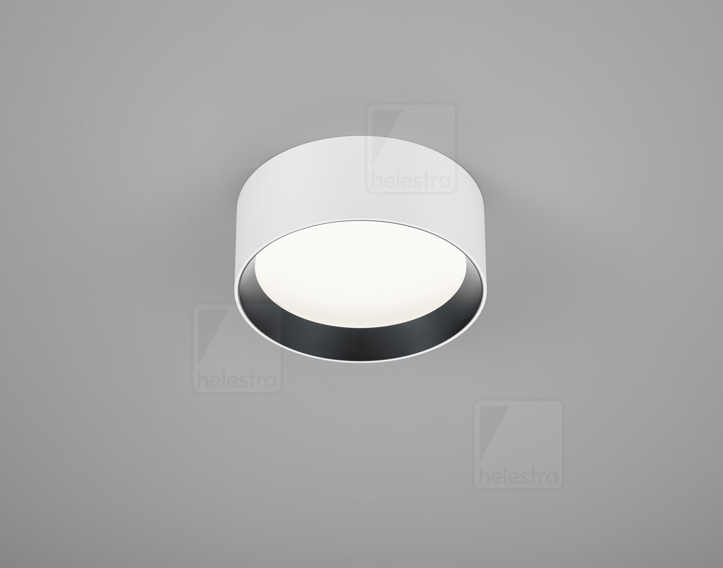 Helestra ENIO  Plafonnier aluminium blanc mat