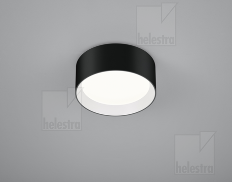Helestra ENIO  ceiling luminaire aluminium black - white