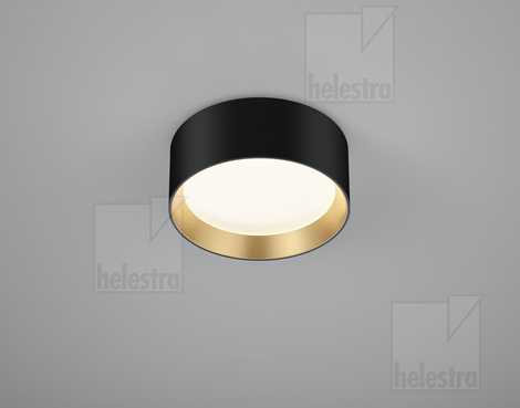 Helestra ENIO  ceiling luminaire aluminium black -gold