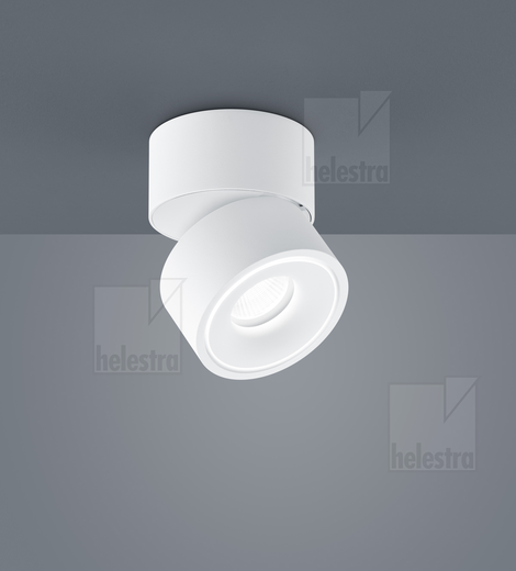Helestra ROTA  Plafonnier aluminium blanc mat