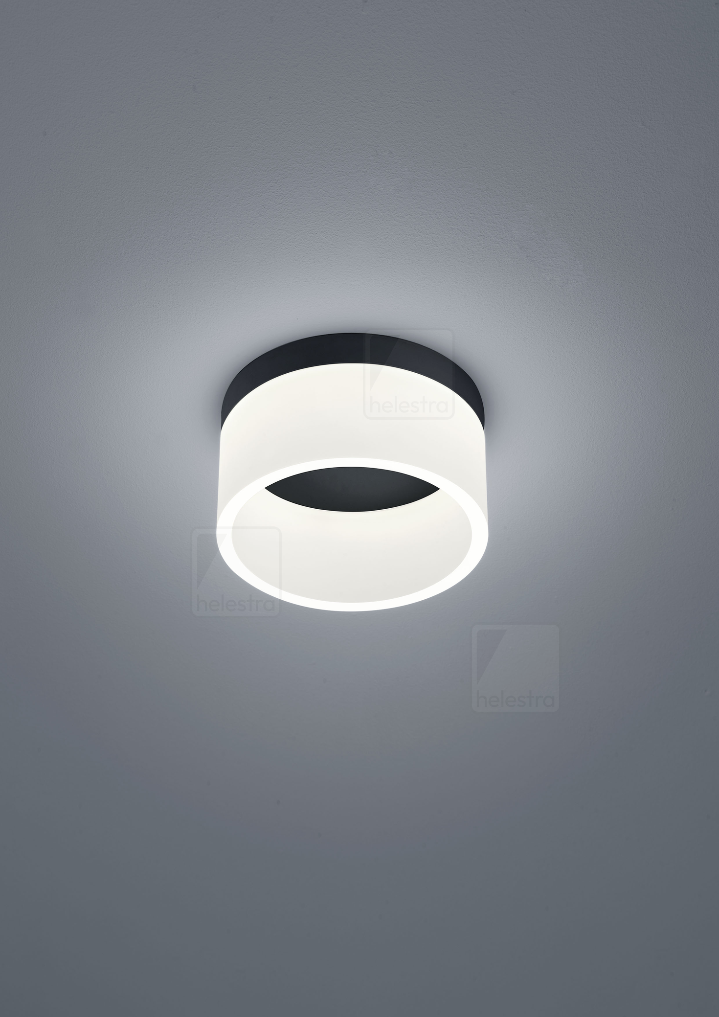 Helestra LIV  Plafonnier Acier noir mat
