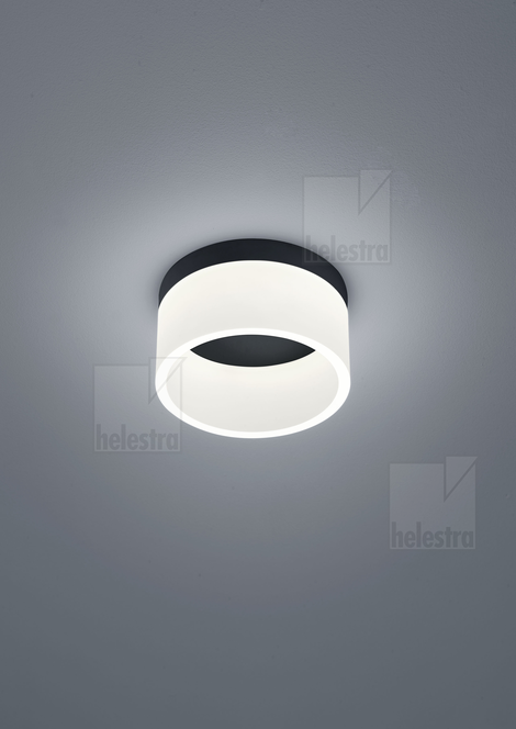 Helestra LIV  Plafonnier Acier noir mat