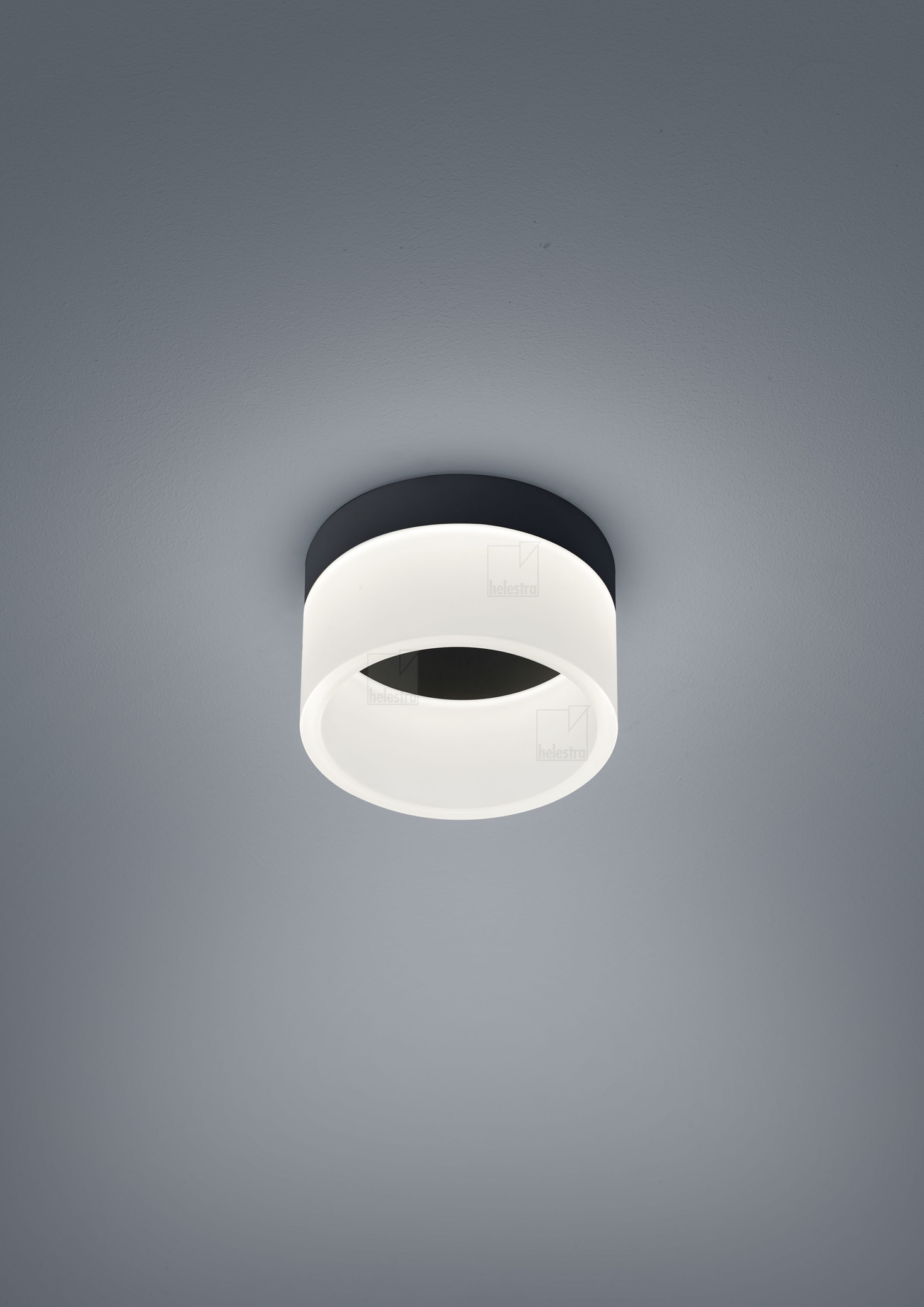 Helestra LIV  Plafonnier Acier noir mat