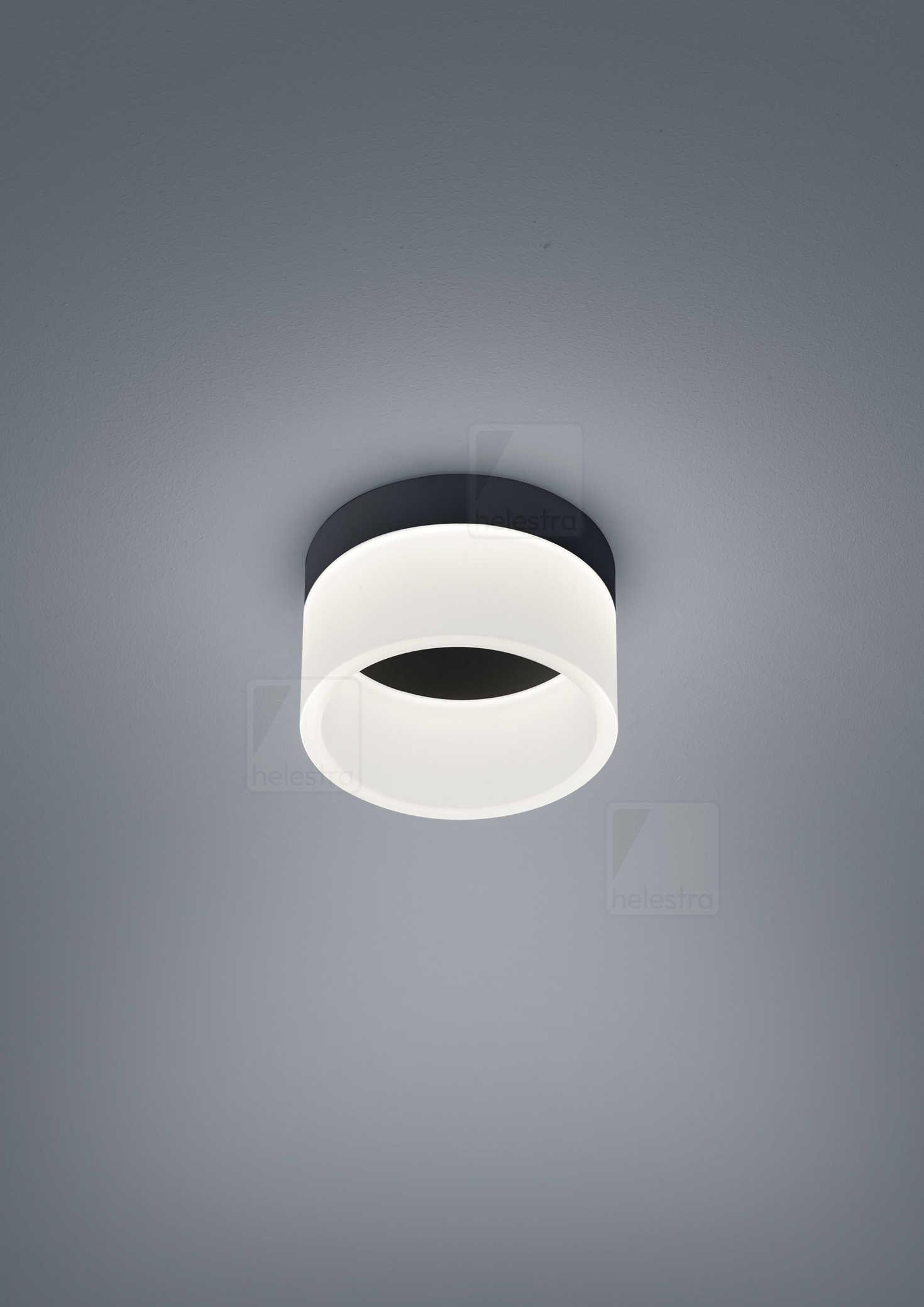 Helestra LIV  Plafonnier Acier noir mat