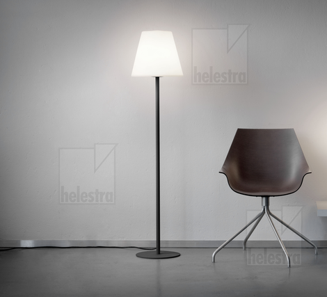 Helestra MORIS  floor luminaire steel graphite