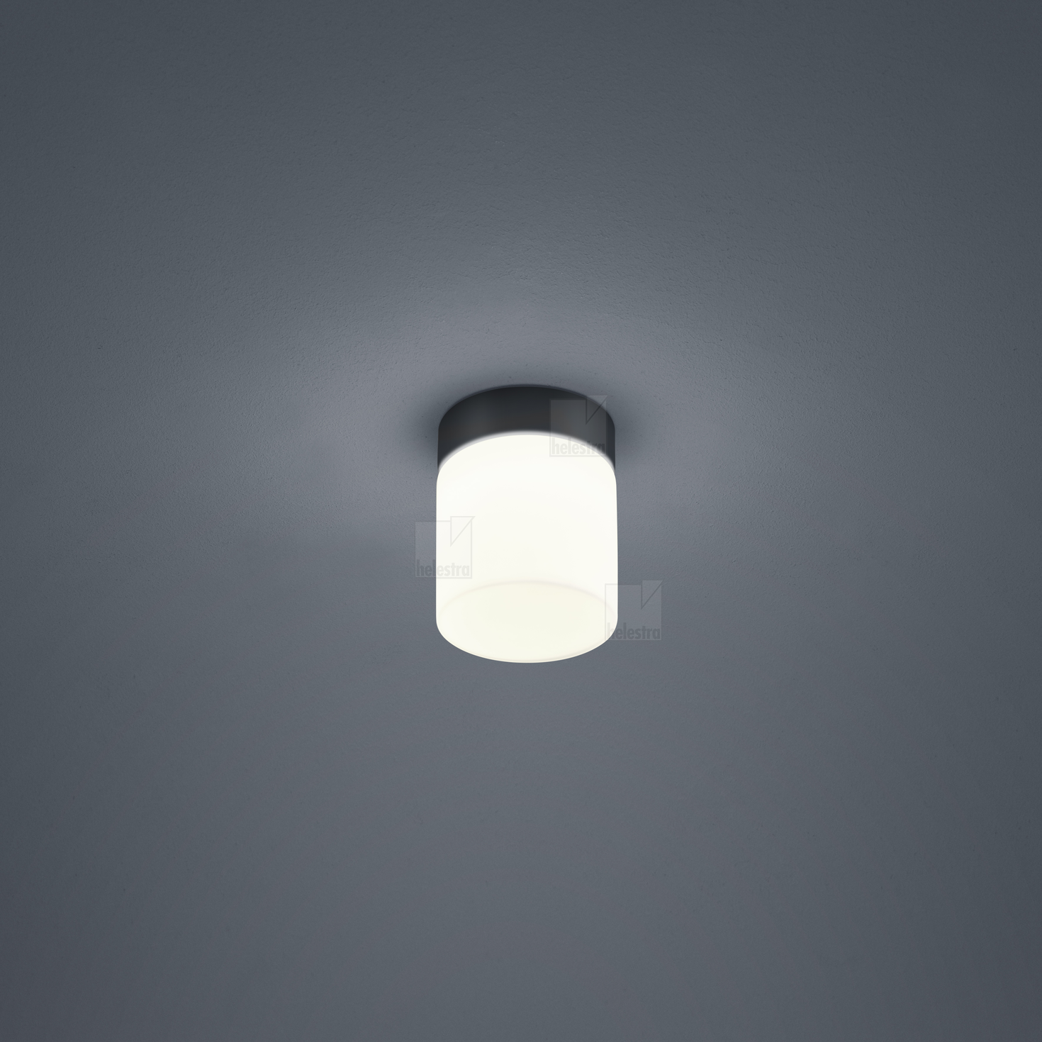 Helestra KETO  lampada soffitto acciaio nero opaco