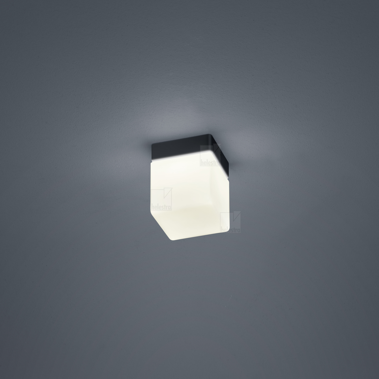 Helestra KETO  lampada soffitto acciaio nero opaco