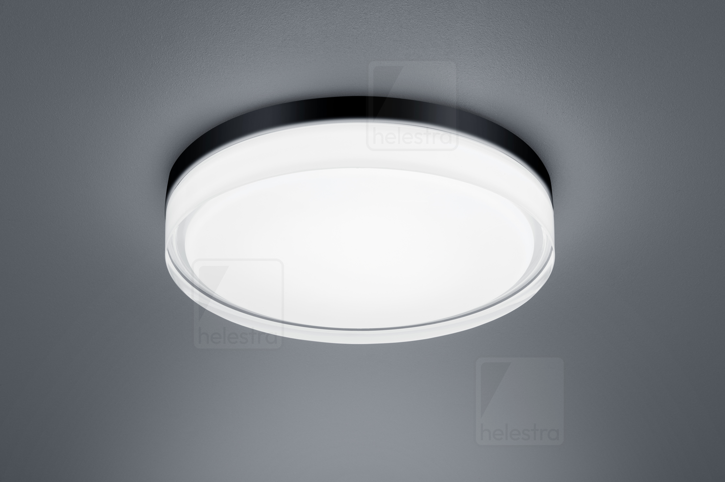 Helestra TANA  lampada soffitto acciaio nero opaco