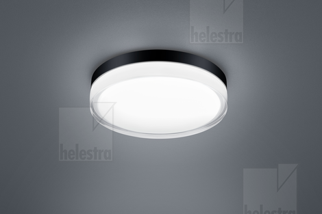 Helestra TANA  ceiling luminaire steel mat black