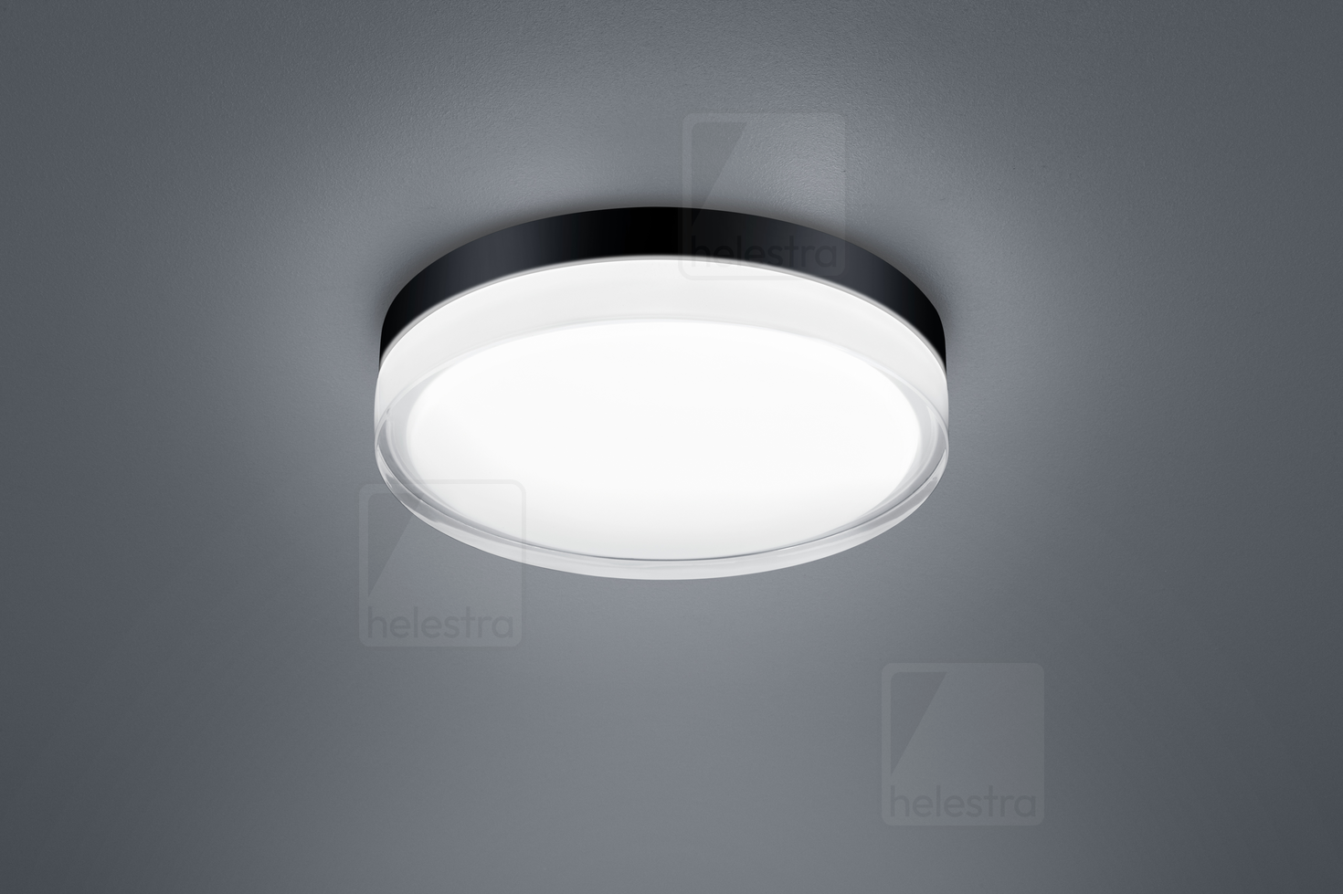 Helestra TANA  lampada soffitto acciaio nero opaco