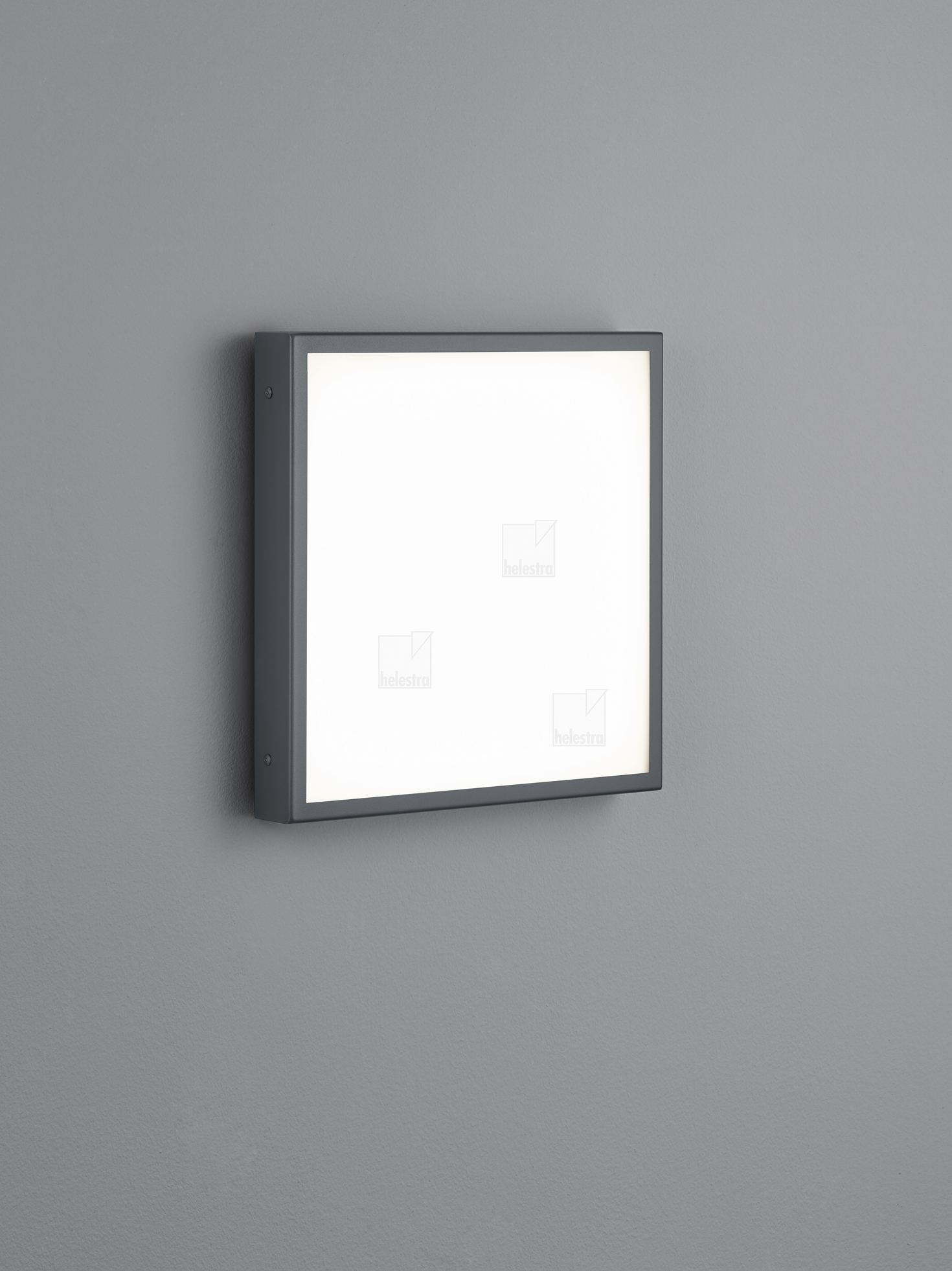 Helestra SCALA  applique Plafonnier Acier inox graphite