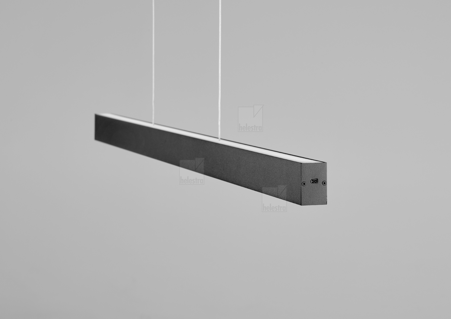 Helestra CAYO  pendant luminaire aluminium mat black