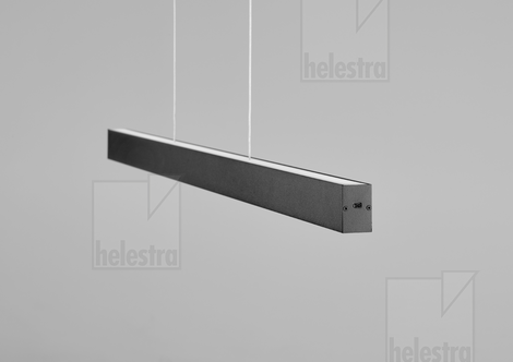 Helestra CAYO  Pendelleuchte Aluminium mattschwarz