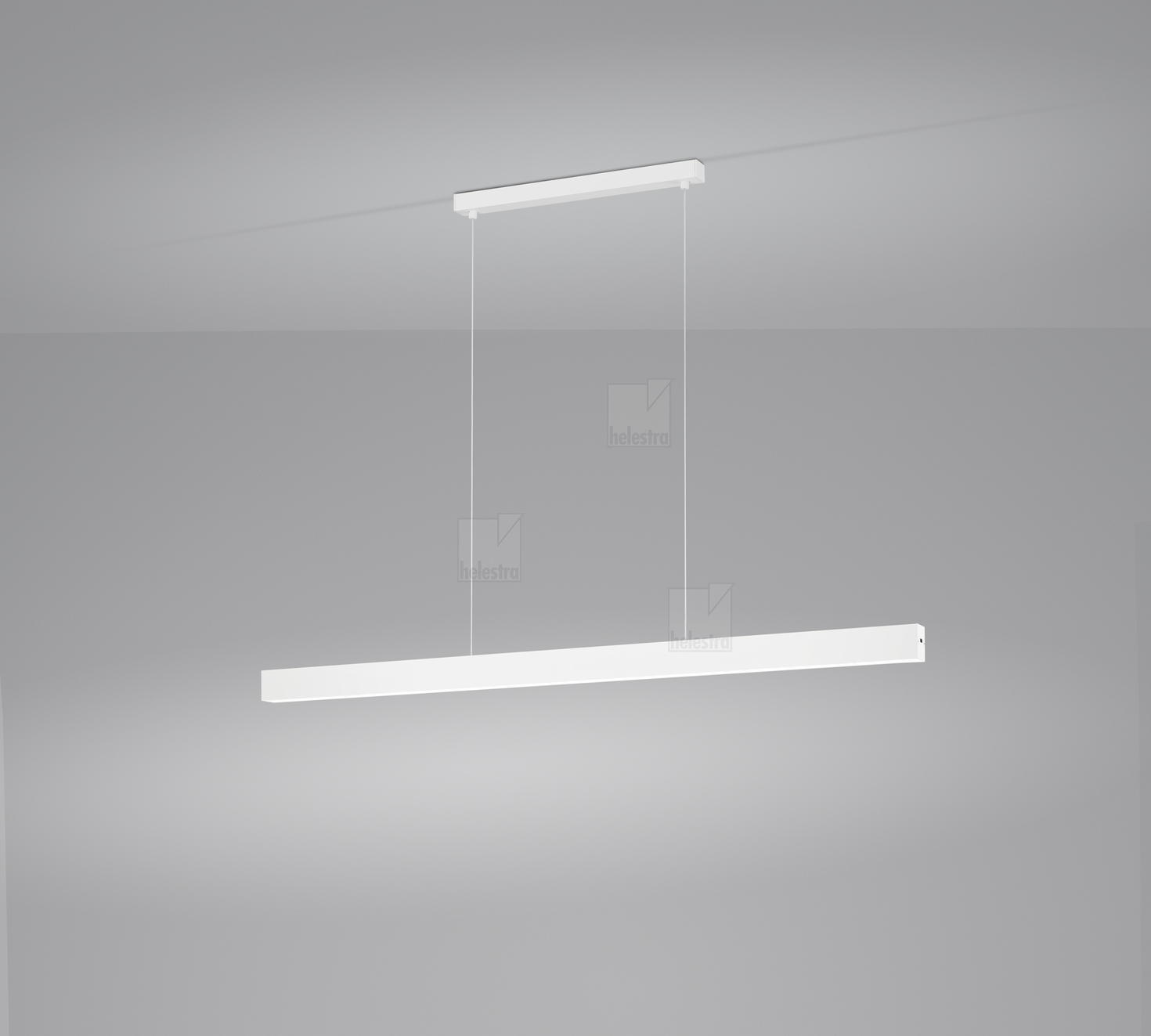 Helestra CAYO  pendant luminaire aluminium mat white