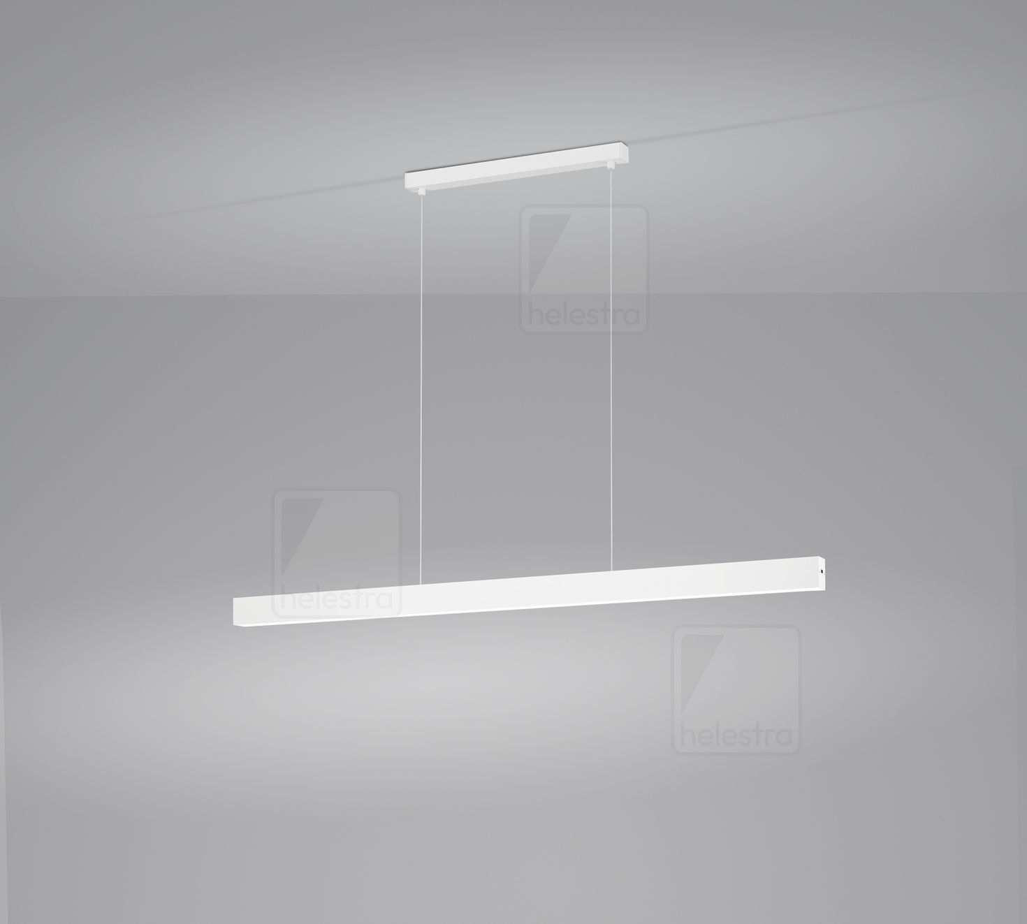 Helestra CAYO  suspension lumineuse aluminium blanc mat
