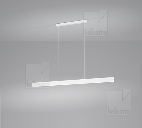 Helestra CAYO  pendant luminaire aluminium mat white