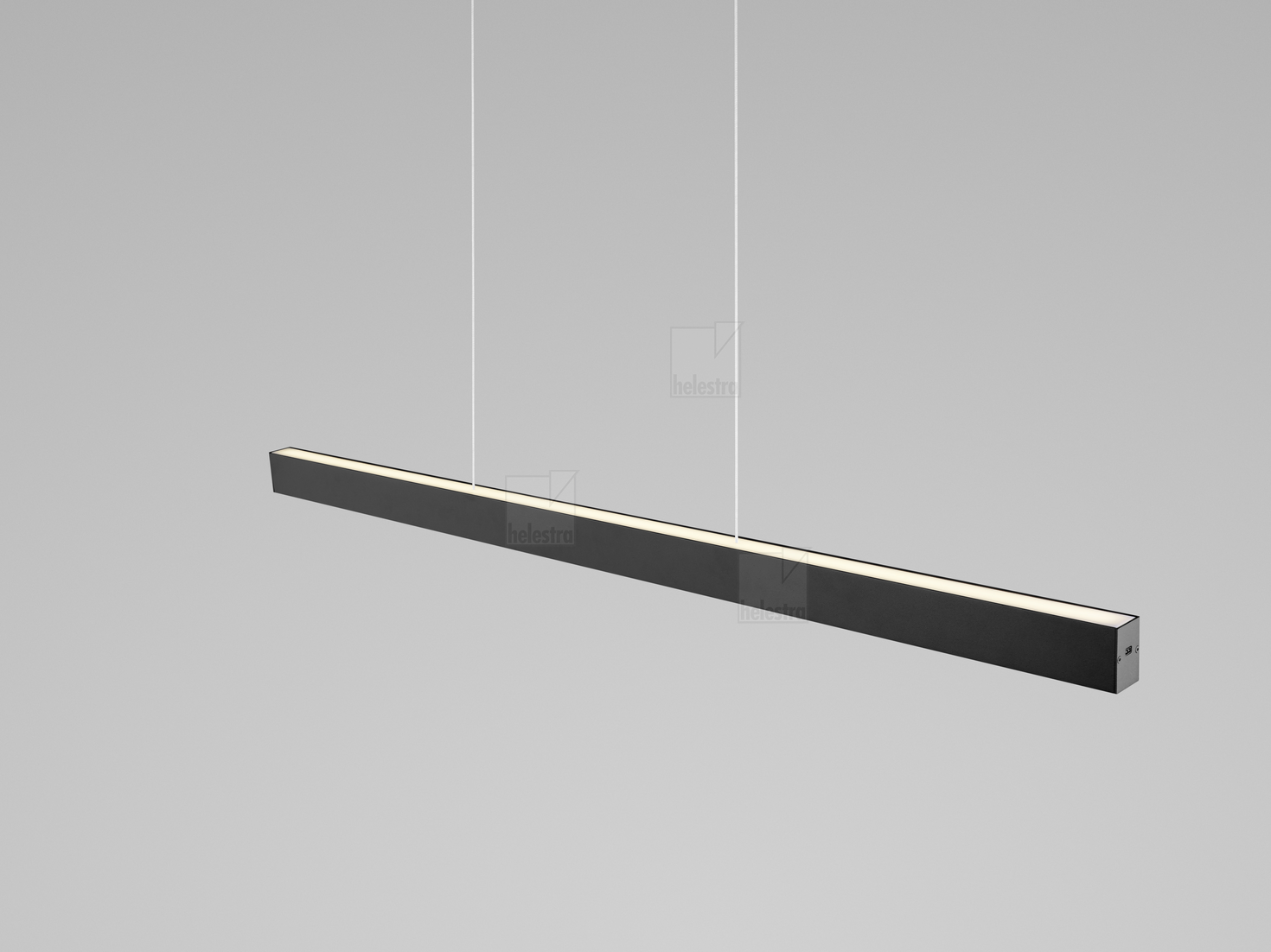 Helestra CAYO  pendant luminaire aluminium mat black