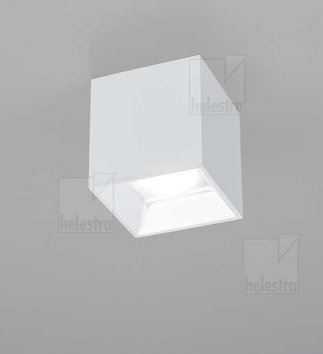 Helestra ALLY  ceiling luminaire aluminium mat white